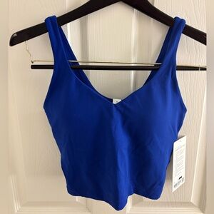 New Lululemon Align tank top riverside blue RVSD size 8